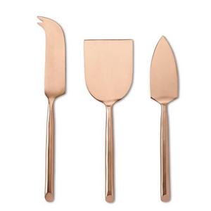 Copper Cheese Knives, Set of 3