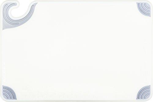 San Jamar CBG121812WH Cutting Board, 12x18, White
