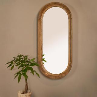 Oval Framed Wall Mirror