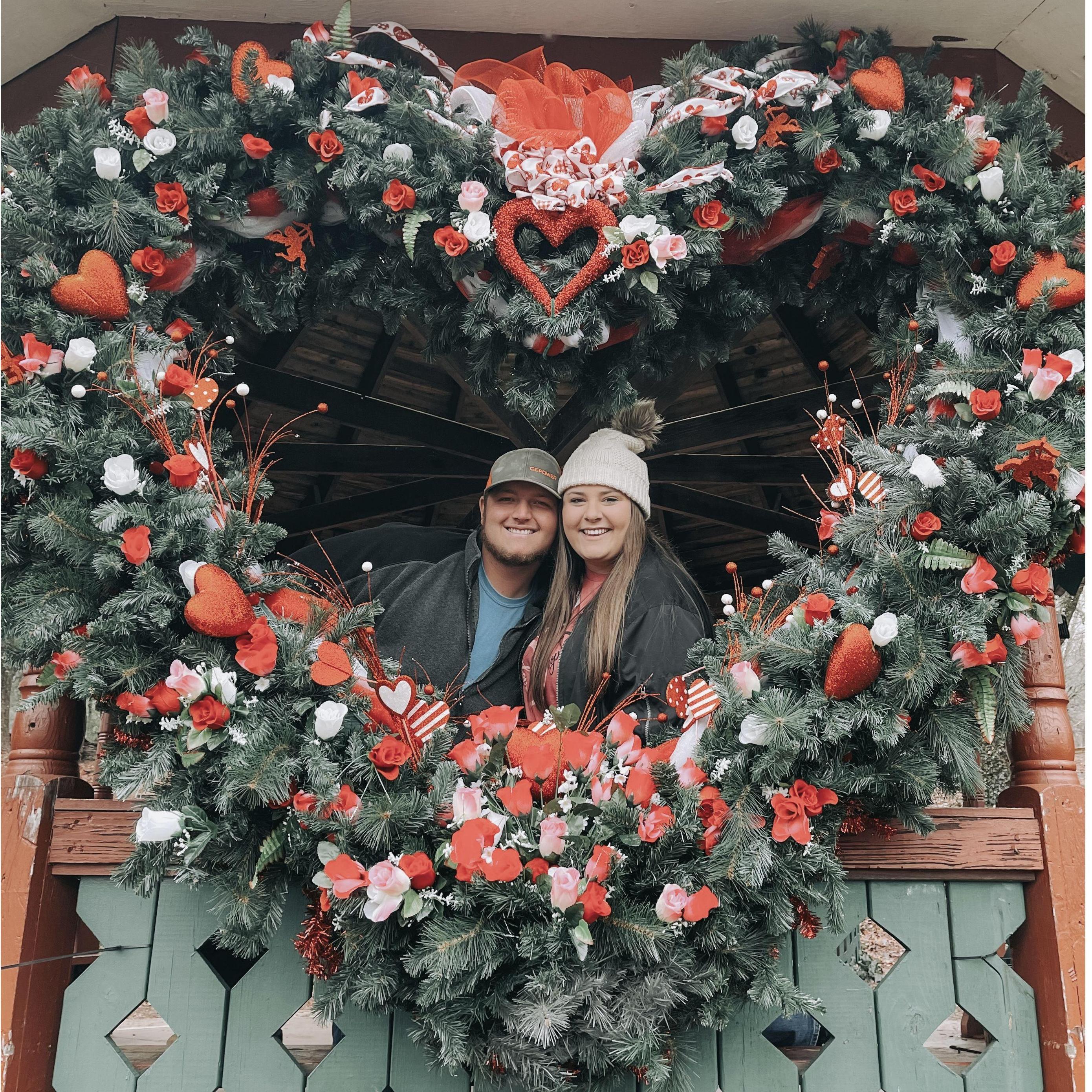 First Valentine's Day together in Helen, GA
