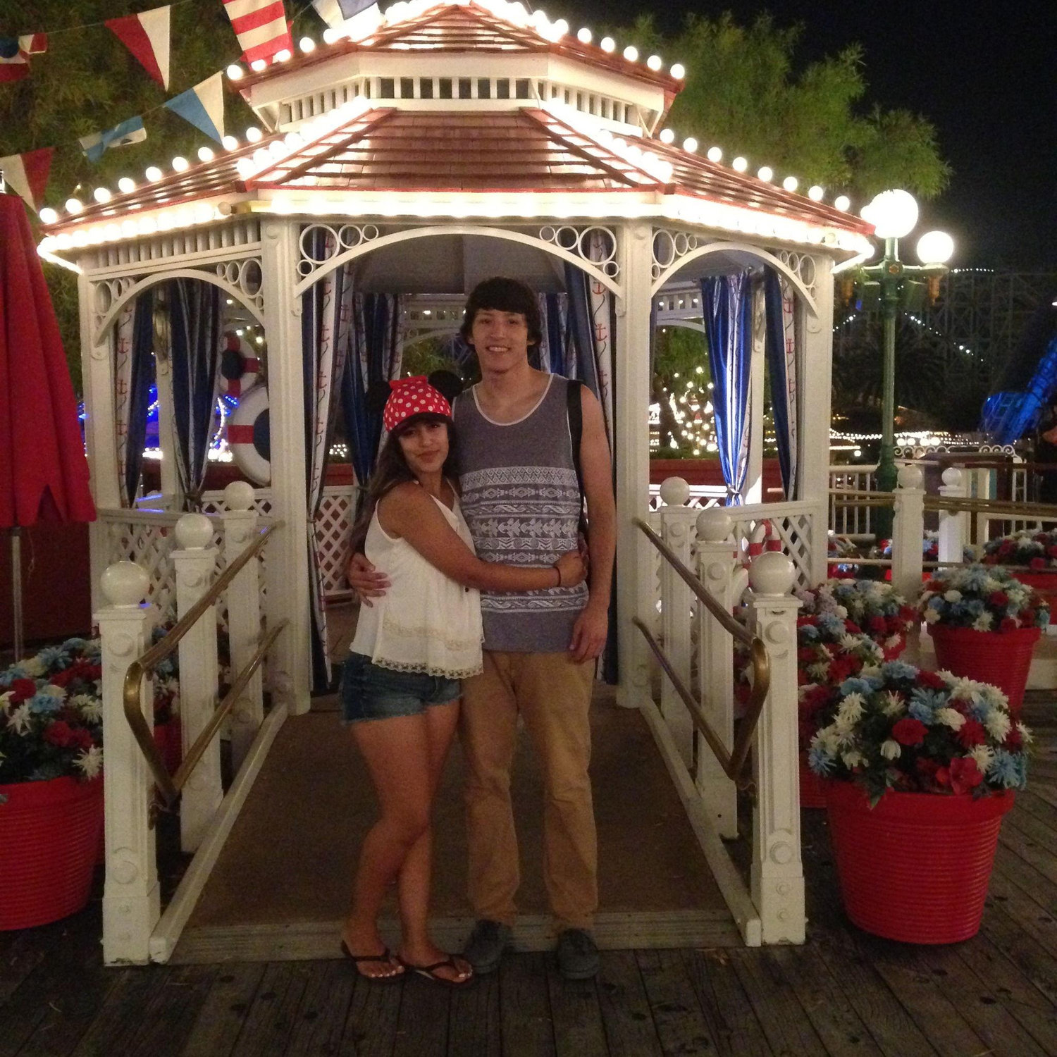 First of many dates at the Happiest Place on Earth.