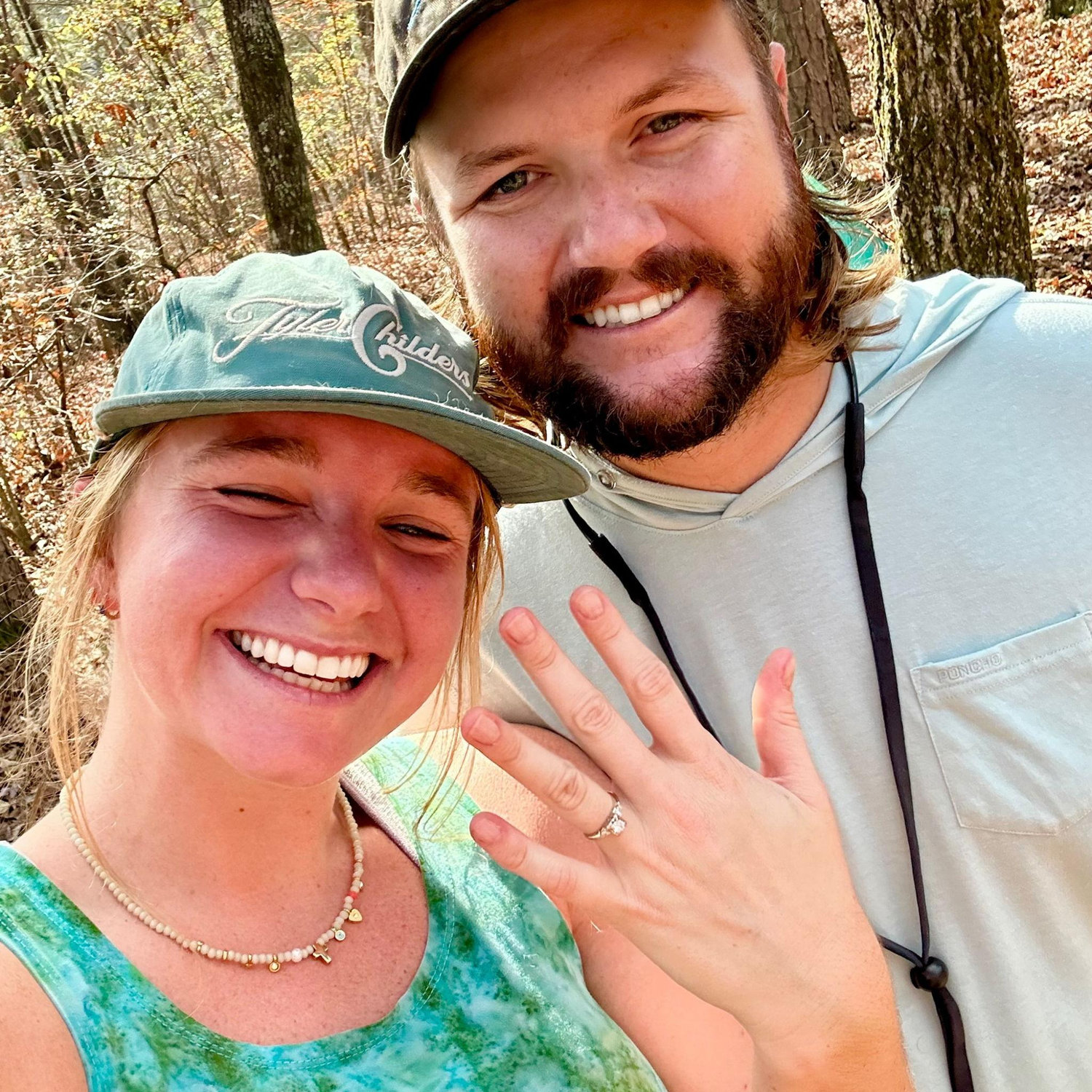 The day we got engaged! Tishomingo State Park