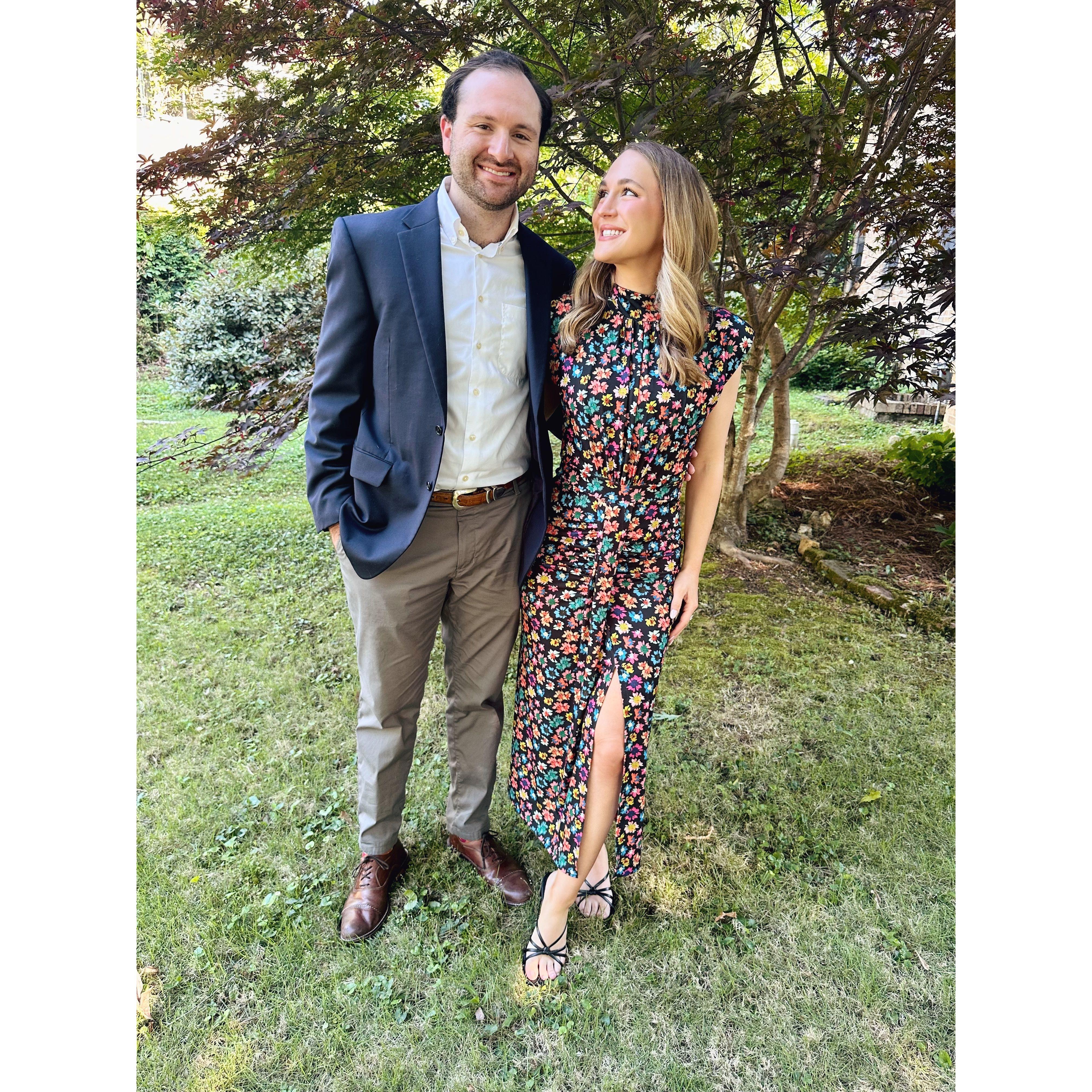 Dan's first spring party!