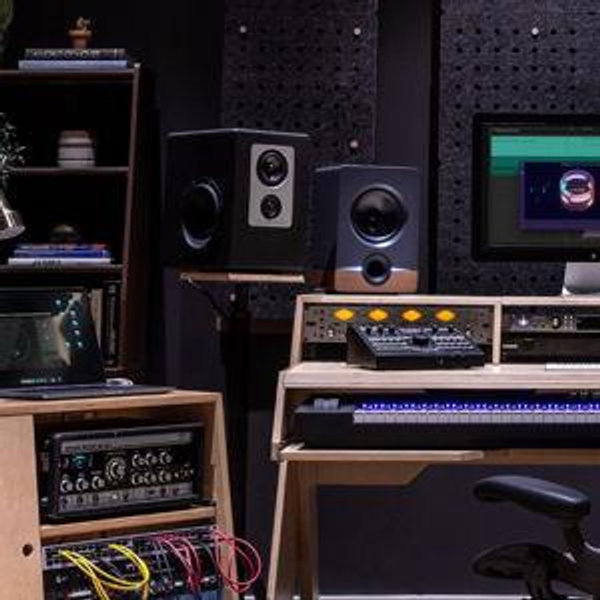 Home Studio Desk Setup