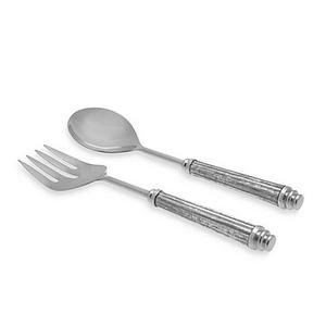 Simplydesignz Bodoni 2-Piece Salad Server Set in Silver