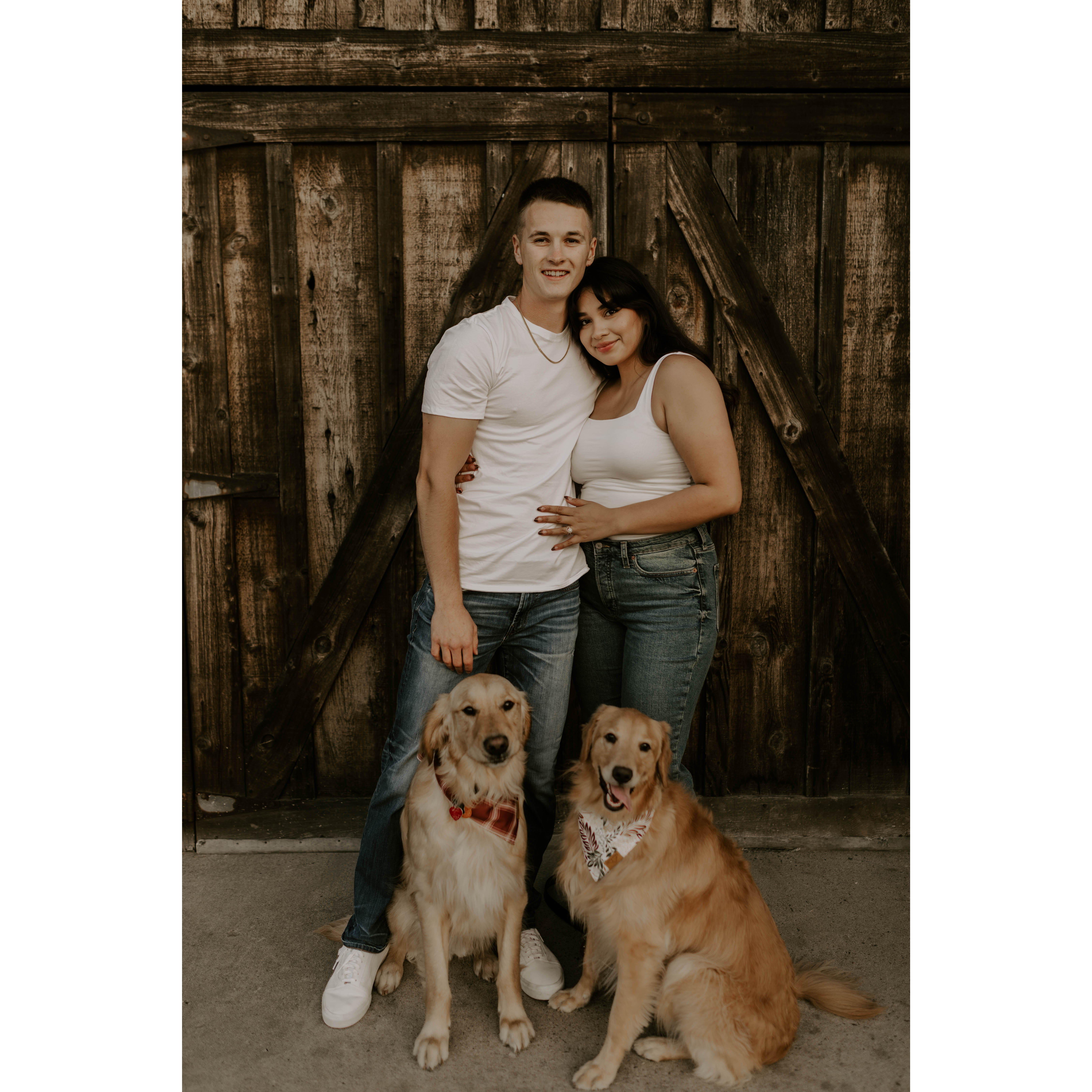 Family photos before we moved to Texas.