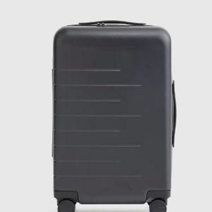 Expandable Carry-On Suitcase in Black