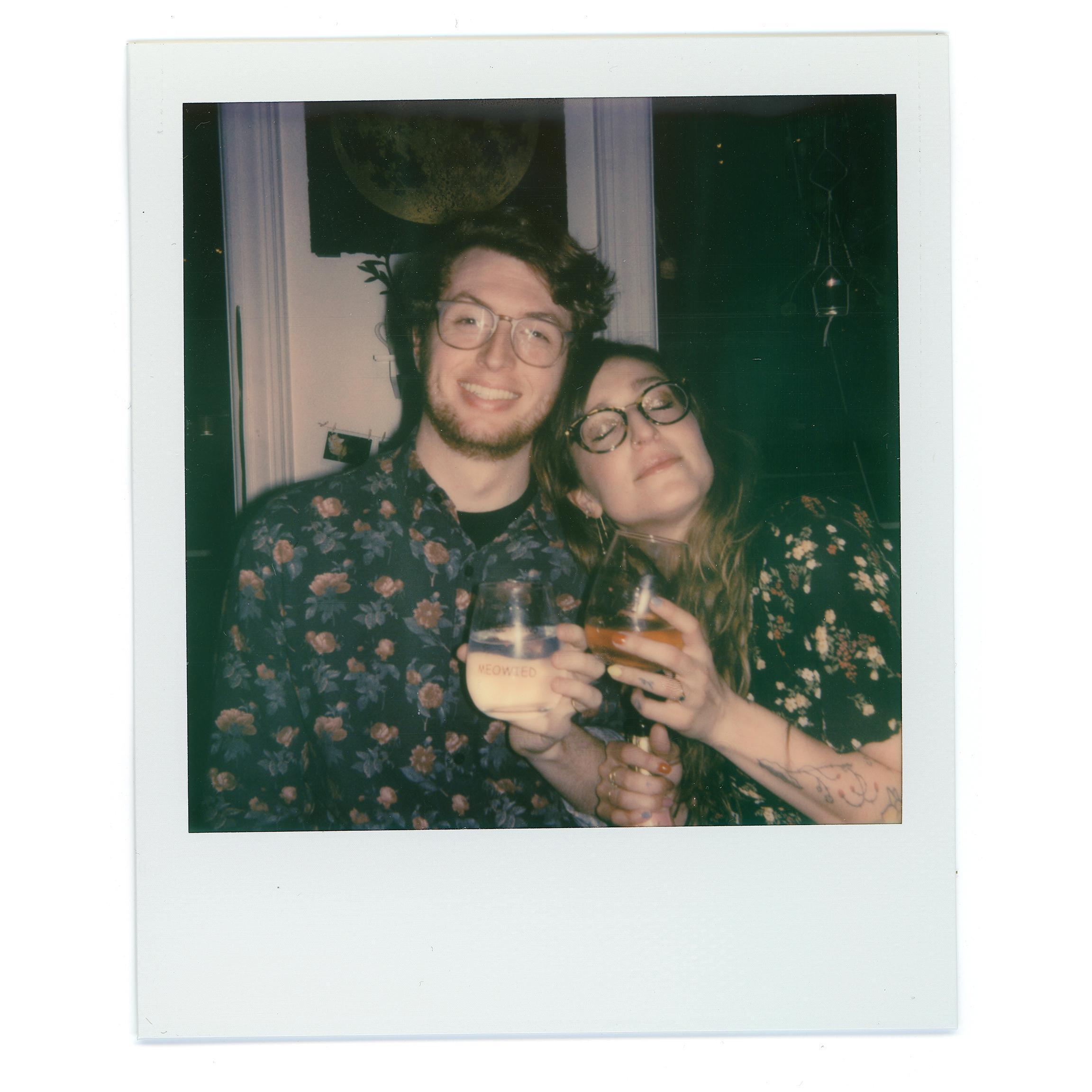 Our engagement party at our apartment in Brooklyn, 1/18/20