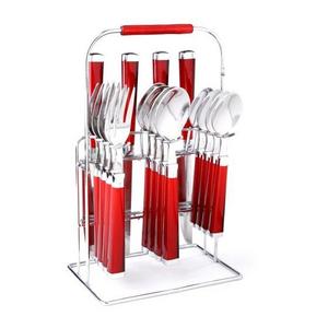 Cambridge Silversmith Cambridge Temptation Red 16-piece Flatware Set