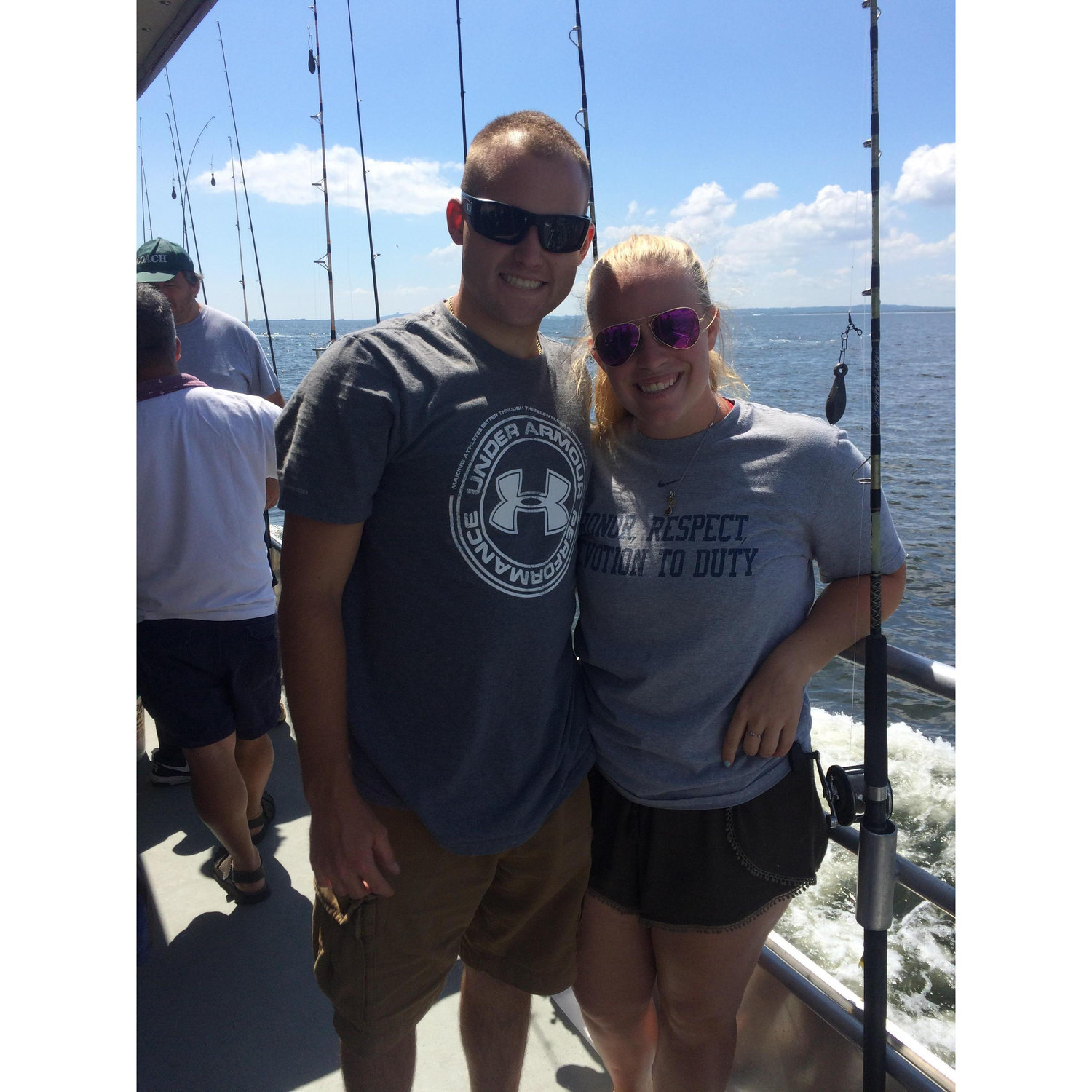 Fluke fishing.