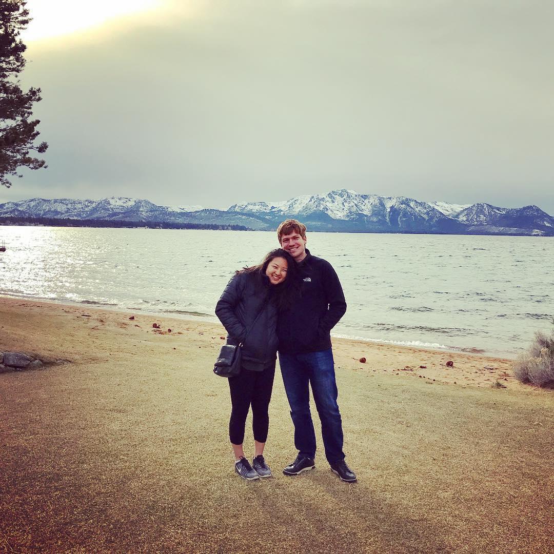 The moment we decided to get married in this spot!