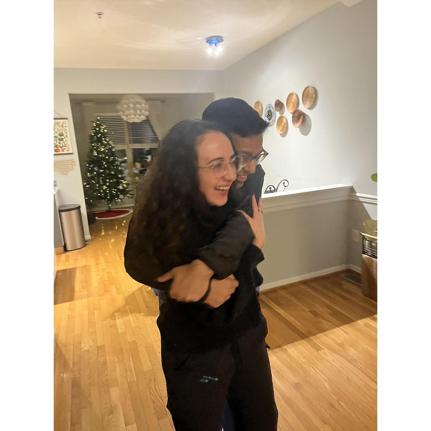 We've done so many amazing things together, but more importantly we are so lucky to have this much fun at home too! (Picture by Josie, 2025)