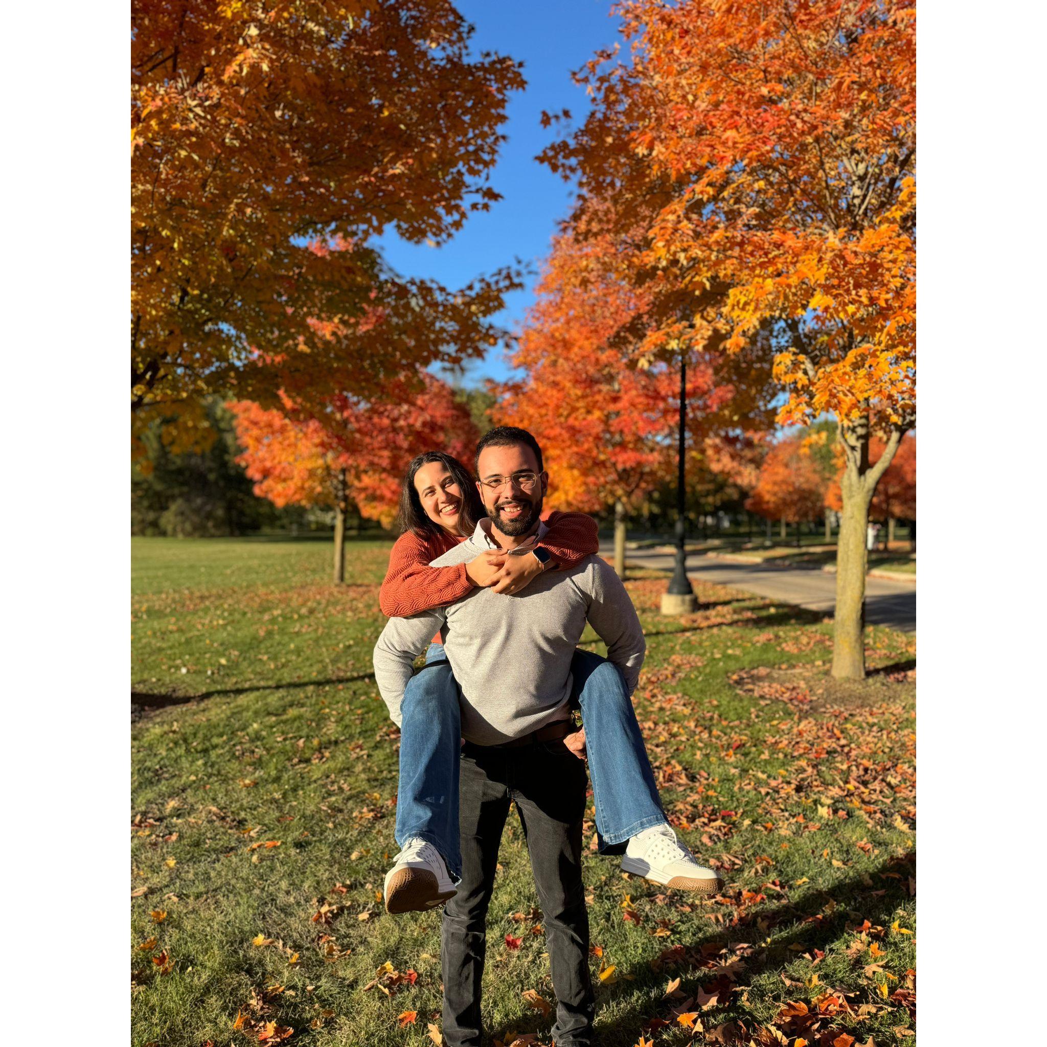 Fall Photoshoot - First photoshoot as a couple
