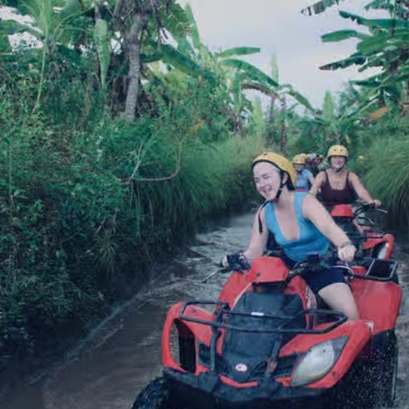 Bali ATV Tour on our Honeymoon!