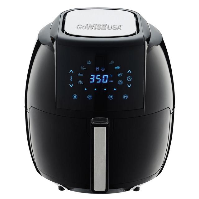 GoWISE USA® 5.8 qt. Air Fryer with 6-Piece Accessory Set in Black