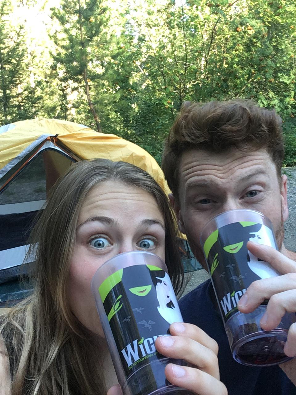 We love camping and musicals