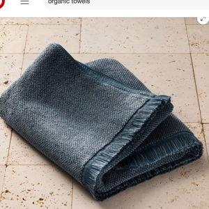 Organic Texture Bath Towel Mineral Blue - Casaluna™