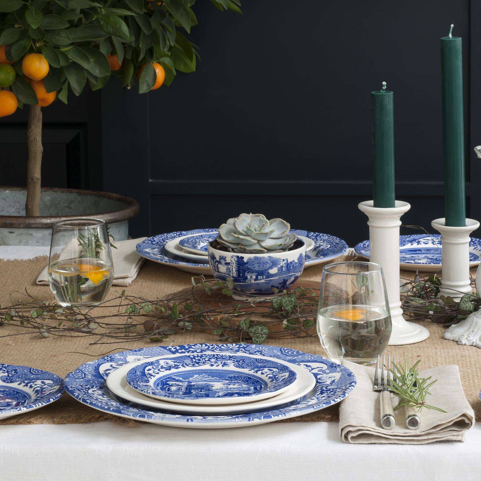 Spode, Blue Italian Salad Plate, Set of 4 | Zola