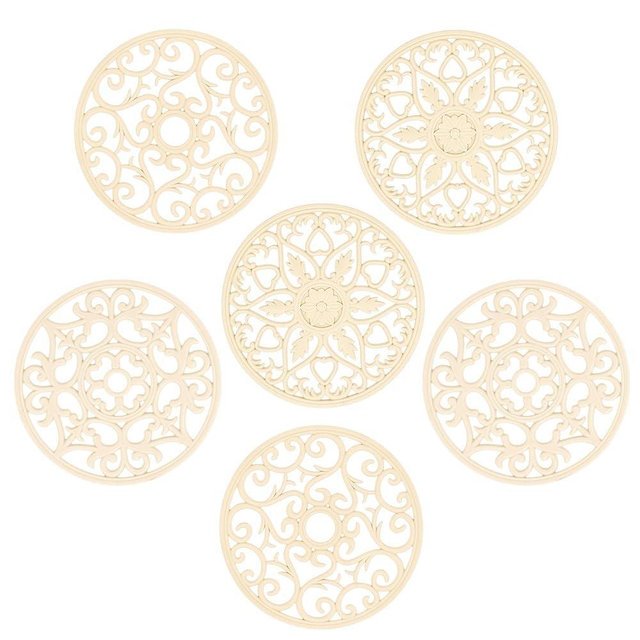 Smithcraft Beige Trivets Hot Dishes, Pots & Pans, Silicone Hot Pads Kitchen Quartz Countertops, Pot Holders Trivet Mat, Non-Stick Heat Resistant Mats Counter & Table Kitchen Decor Accessories Set 6