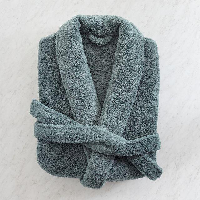 Cozy Comfort Robe, Steel Blue, Extra Large