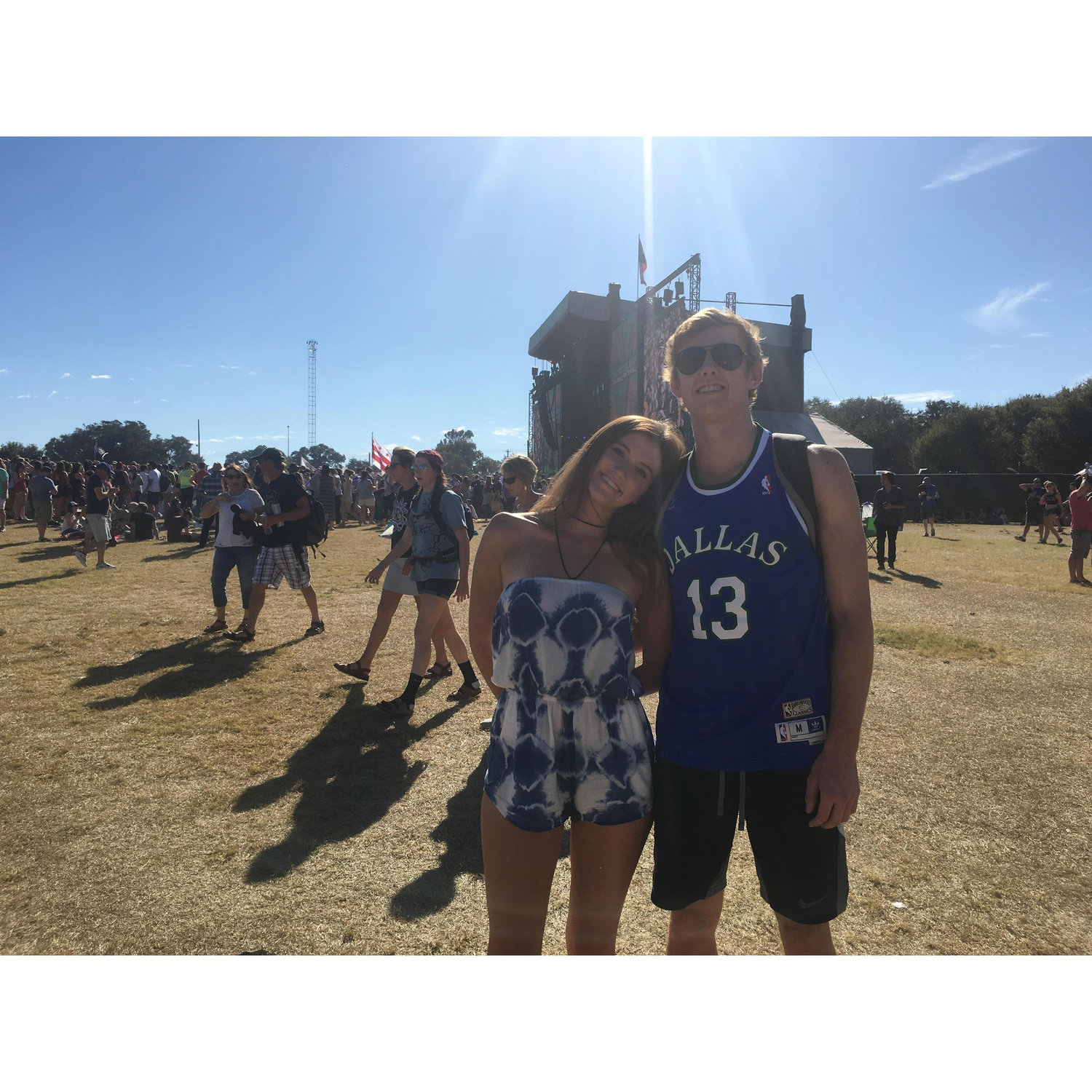 October 9, 2016, at Austin City Limits. The day before we started dating.