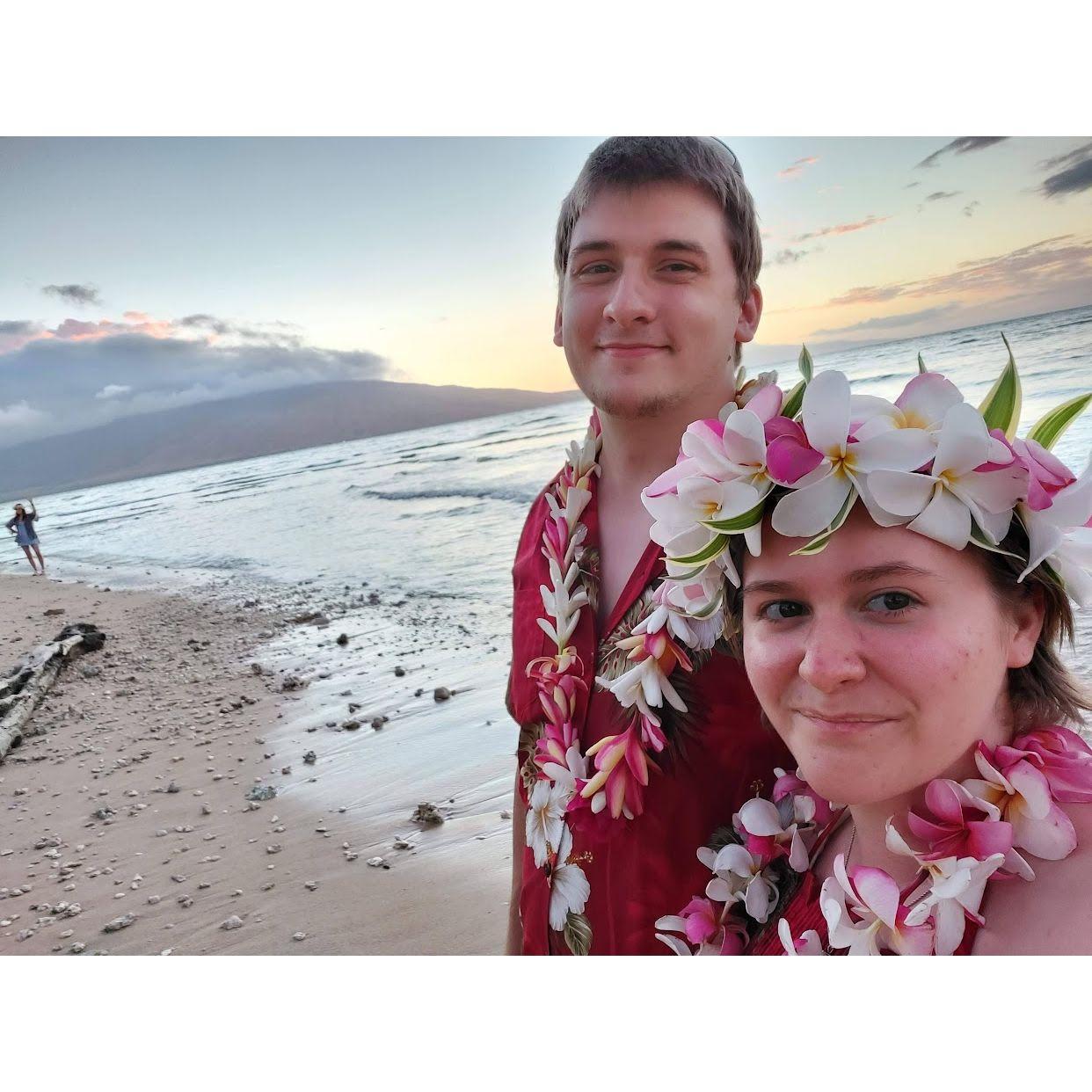 Our Luau Date in Maui!