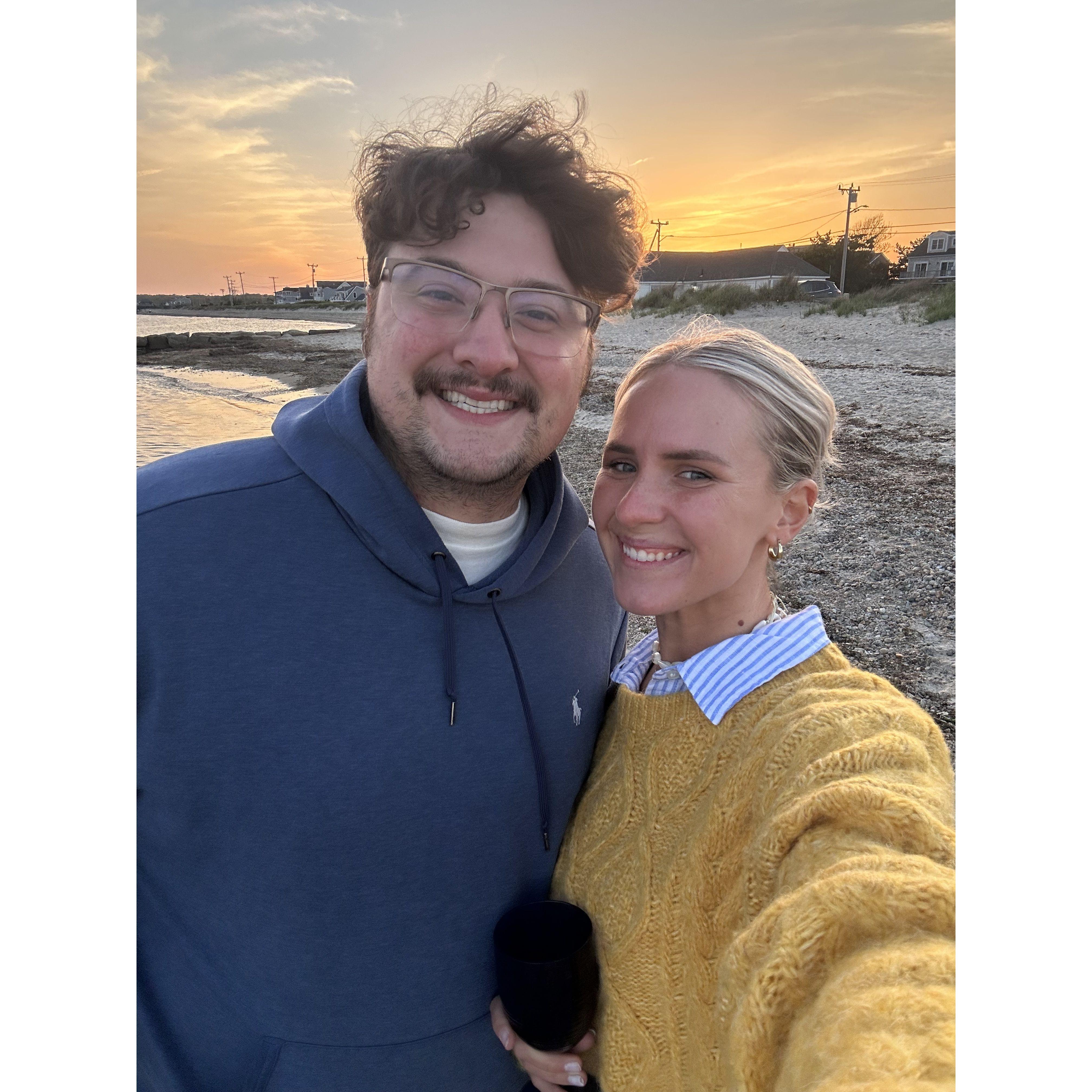 The details from our wedding are actually inspired from our trip to Cape Cod!