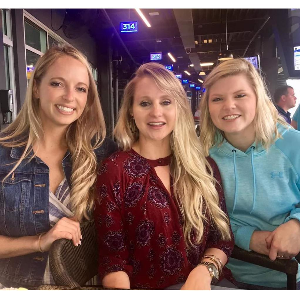 Caroline with Carly and Mary