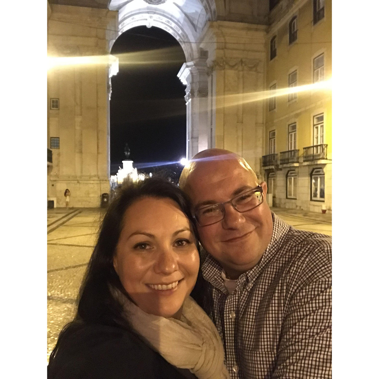 Strolling the streets of Madrid.