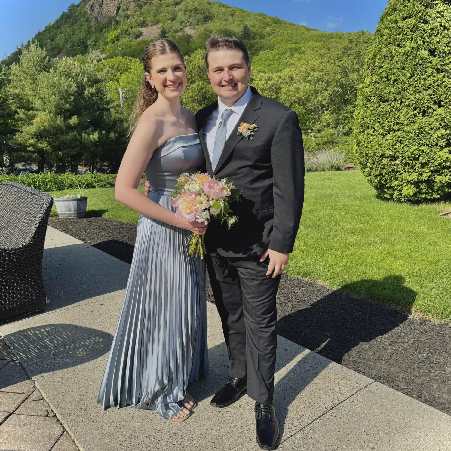 Celebrating Zach and Britt's wedding!