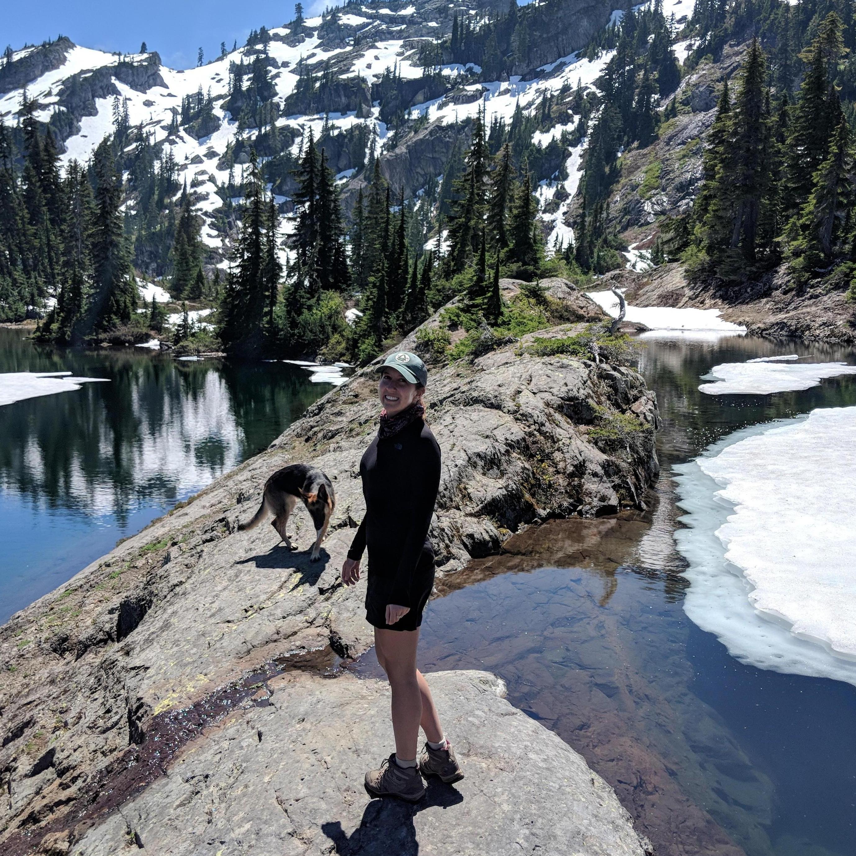 Two year anniversary backpacking trip in Rampart Lakes