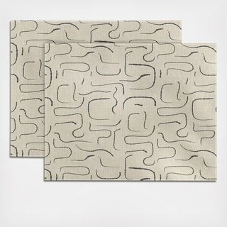 Abstract Lines Placemat, Set of 2