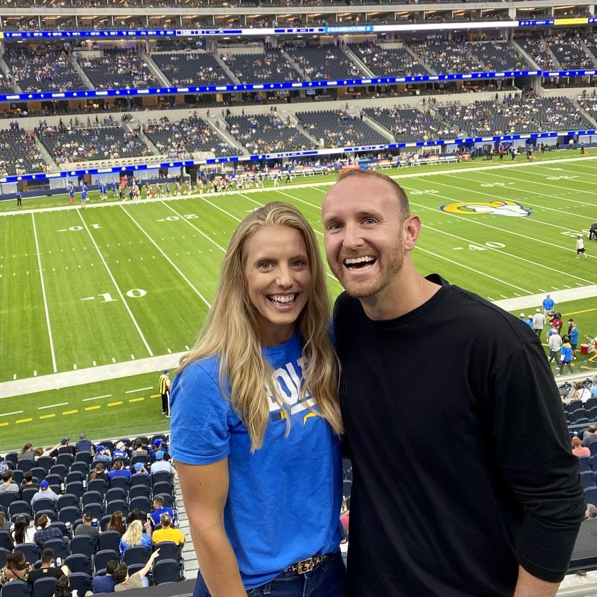 LA Chargers vs. LA Rams - First EVER game played in SOFI Stadium.