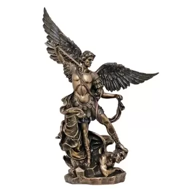 The Catholic Company Bronzed St. Michael Veronese Statue, 10 inch