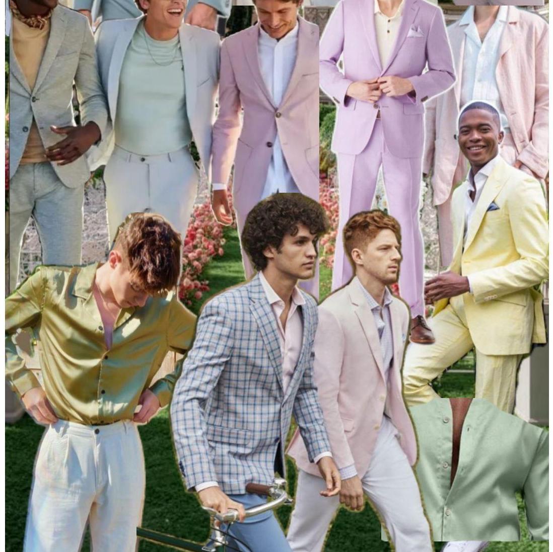 Men please refrain from wearing denim jeans. Stick to lightly colored suits/ shirts.