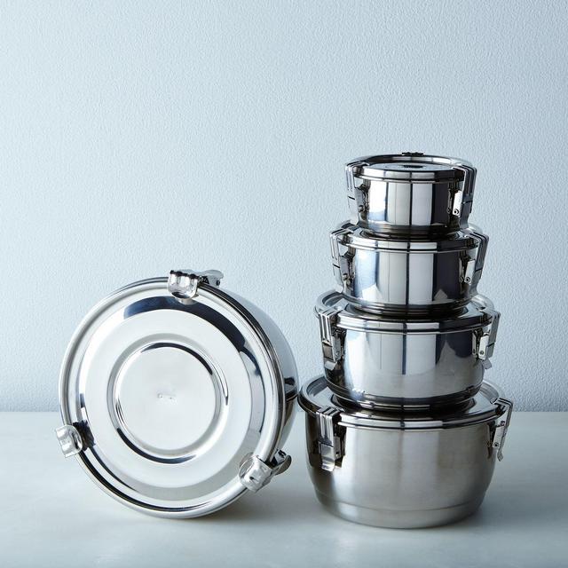 Onyx Airtight Metal Storage Container Set