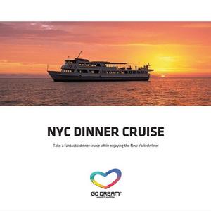 Dinner Cruise Romantic for Two in New York Experience Gift Card NYC - GO DREAM - Sent in a Gift Package