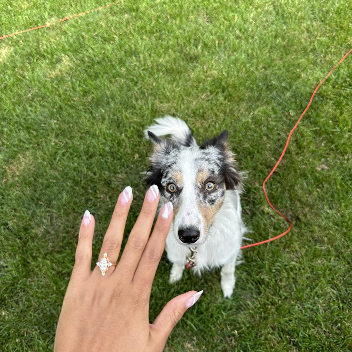 We got engaged!🤍🥂 7-20-24