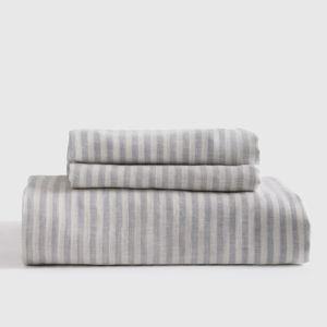 European Linen Fitted Sheet Set - King