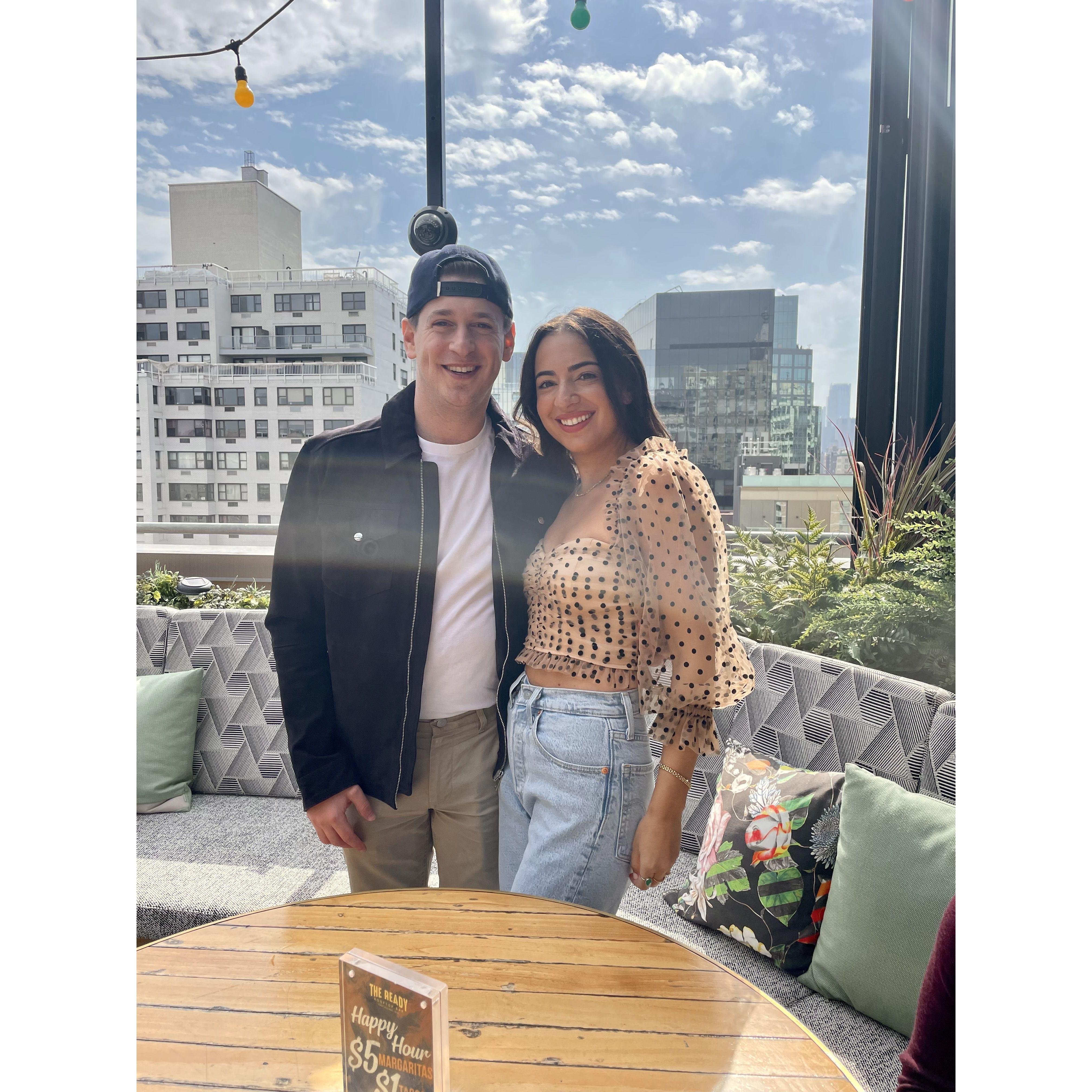 Celebrating Rebecca's 30th together