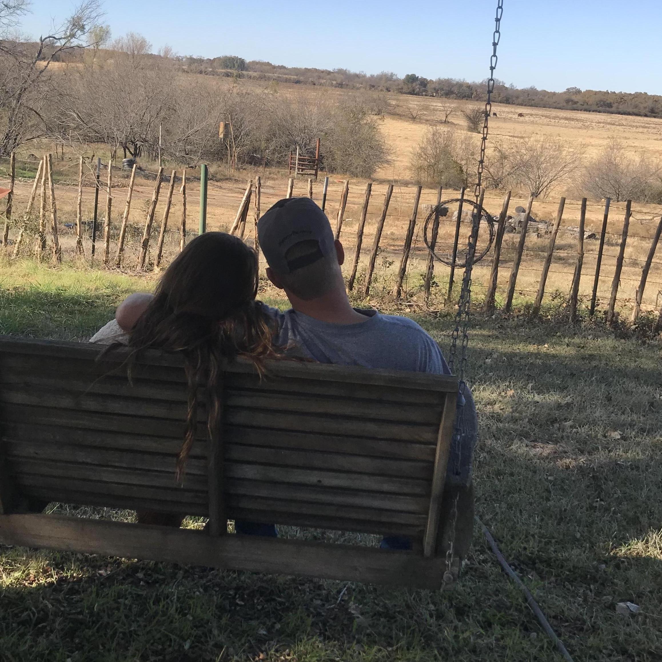 Papitt's land. Our happy place and my favorite reading spot.
