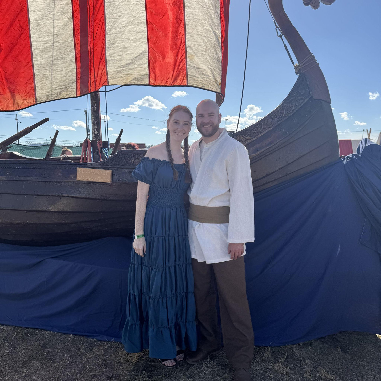 Went out of our comfort zones to a renaissance fair with friends.