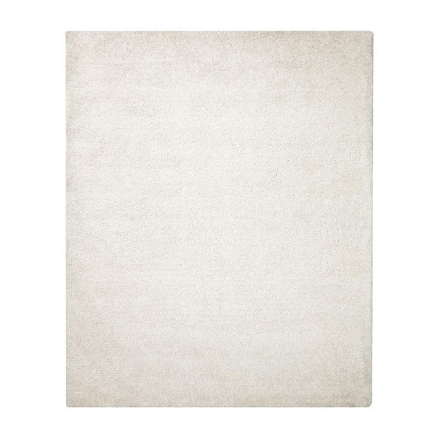 Microplush Easy Care Shag Rug, 8 x 10', Ivory
