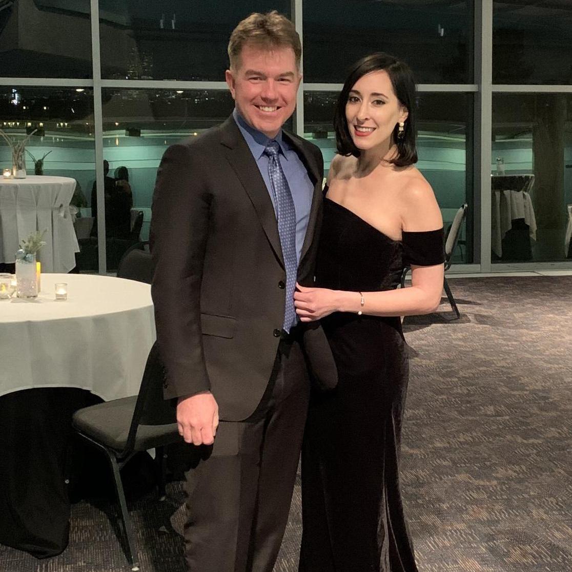 Dylan's Medical School Prom, just weeks before Covid hit.