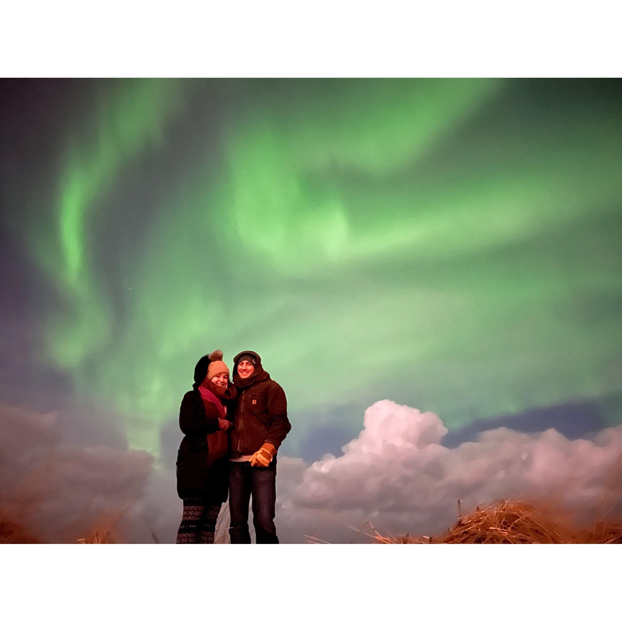 On our first international trip together in Iceland!
