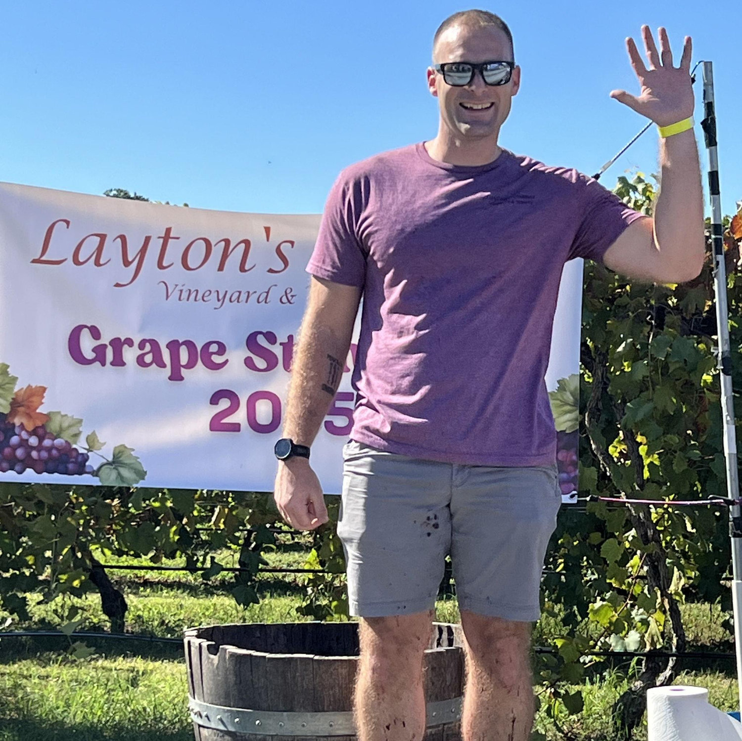 Grape Stomping; October 2025