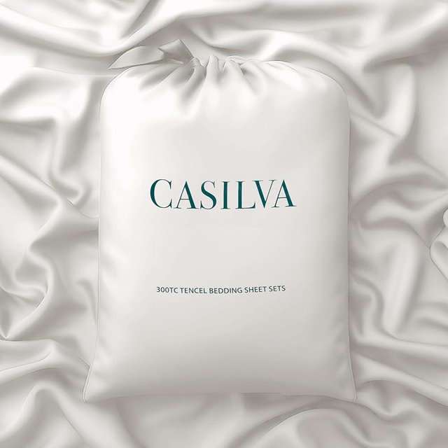 Eucalyptus Sheets - Infused with Silver for Anti-Odor, Softer Than Silk Fibers, More Cooling Than Cotton - Perfect for Hot Sleepers & Sensitive Skin - 100% Tencel Lyocell - Cali-King Sheet Set