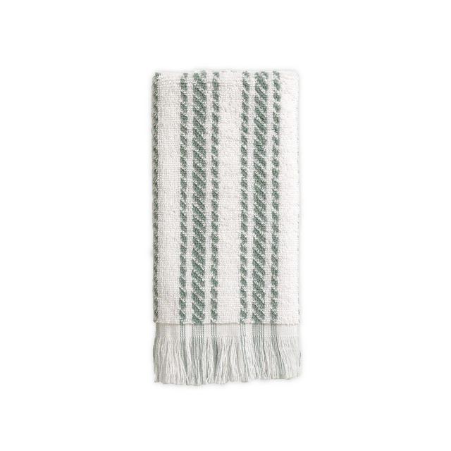 Bee & Willow™ Home Tilden Stripe Tip Towel in Green