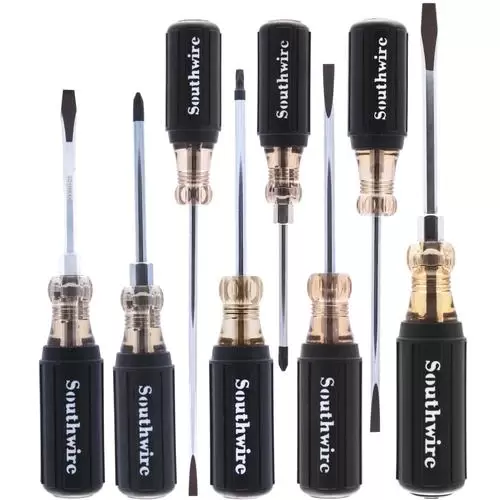 Southwire 8-Piece Plastic Handle Screwdriver Set at Lowes.com