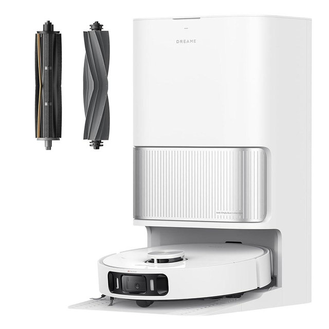 DREAME L40s Ultra AE Robot Vacuum and Mop Combo, 19,000Pa Suction, Self Emptying Dust Box, Flexible Mop & 167℉ Self Cleaning Washboard, Diverse Brush Selection, All-in-One Station, Auto Refill